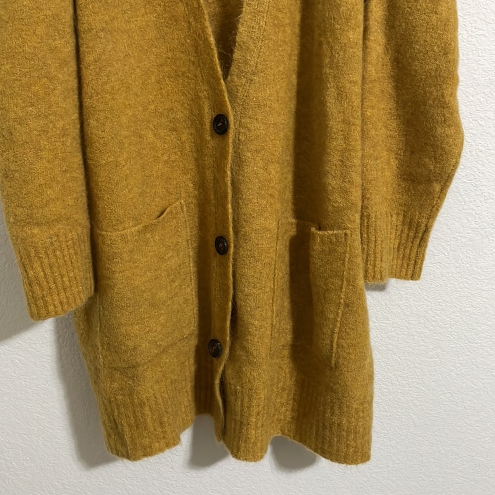 NWT EILEEN FISHER Mohair Plush Melange V-Neck Cardigan - Picture 8 of 11